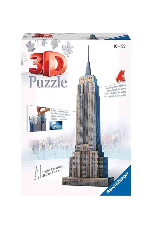 Ravensburger 3 Boyutlu Puzzle Empire State Binası oyuncağı