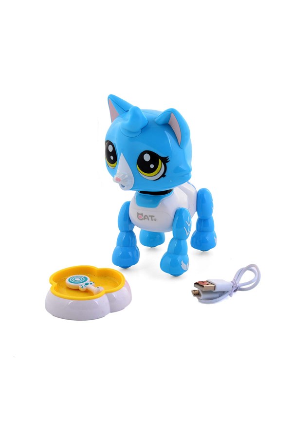 Akıllı Dokunmatik Dans Eden Oyuncak Kedicik Mavi oyuncağı