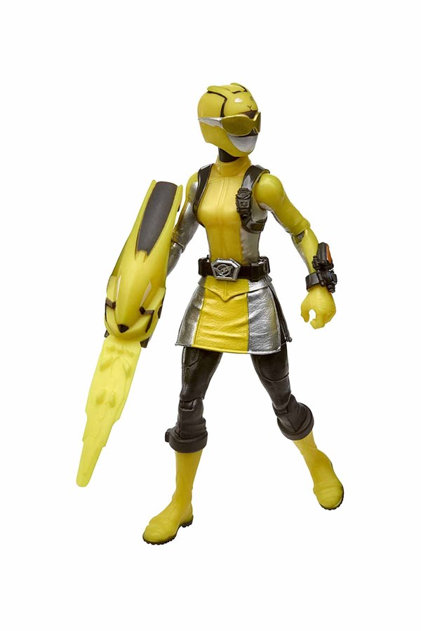 Power Rangers Yellow Ranger and Morphin Jax Beastb oyuncağı