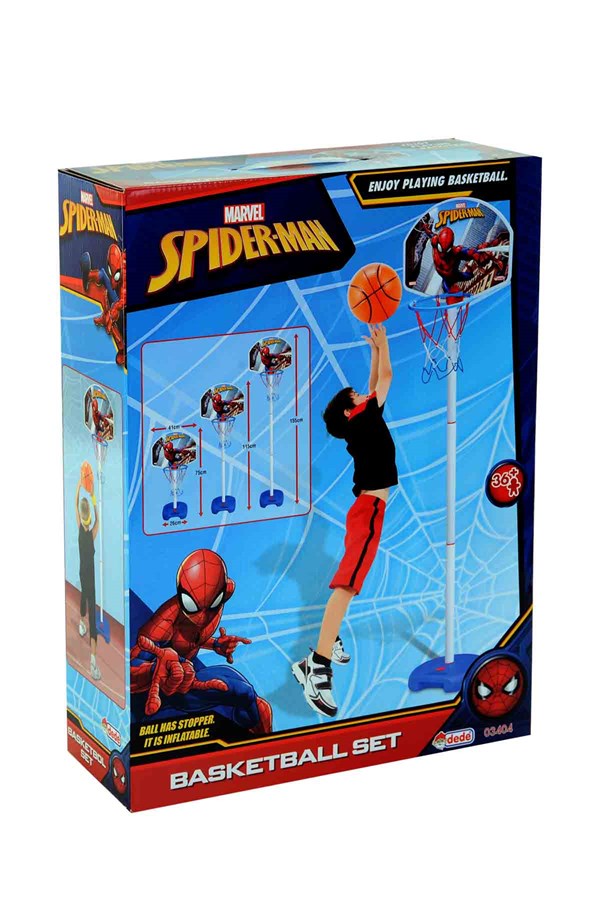 Spiderman Ayaklı Basketbol Seti oyuncağı