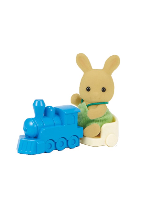 Sylvanian Families Kahverengi Bebek Tavşan ve Tren oyuncağı