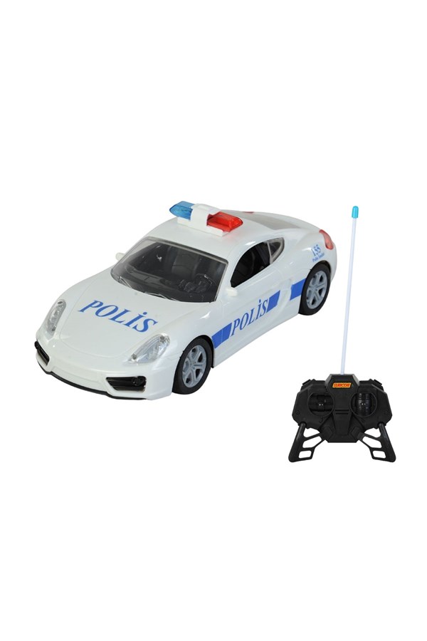 Uzaktan Kumandalı Şarjlı Polis Araba Beyaz oyuncağı