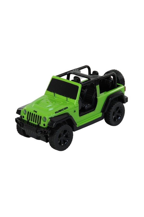 Uzaktan Kumandalı Wrangeler Rubicon Jeep Yeşil oyuncağı
