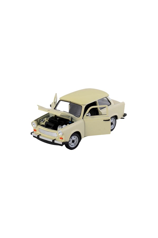 Welly Trabant 601 Metal Taksi Krem 1:24 Ölçek oyuncağı